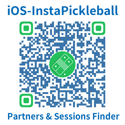 Scan to install InstaPickleball from the App Store