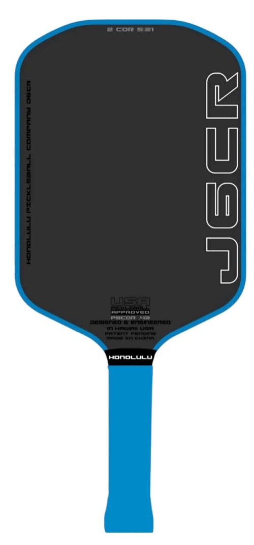 Honolulu J6CR pickleball paddle
